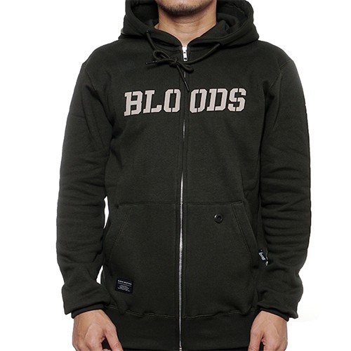 Bloods Sweater Hoodie Jail 02 Green Army