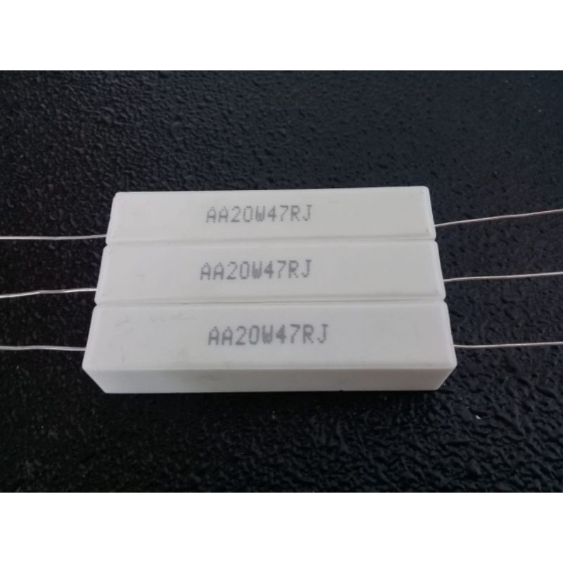 RESISTOR 20 WATT 47 OHM,R KAPUR 20W 47OHM.FOR SOFTSTAR DLL