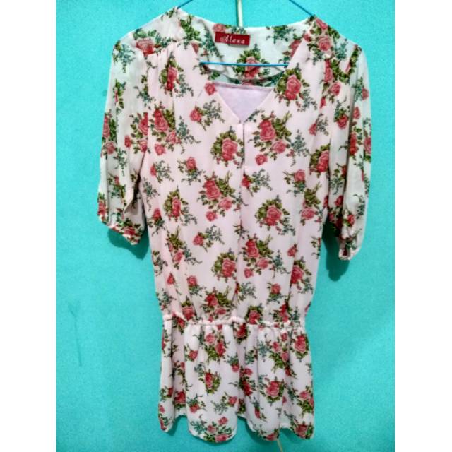 PRELOVED Blouse Wanita. Atasan Wanita. Baju Wanita Pink.