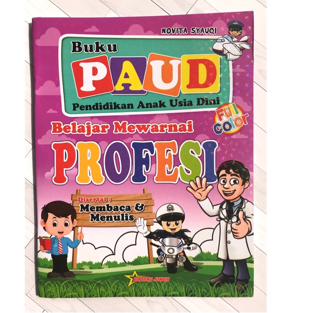 Buku PAUD Belajar Mewarnai PROFESI FC <BintangJunior>
