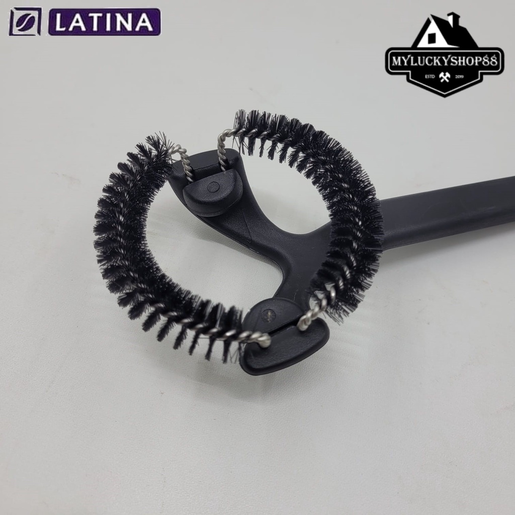 Latina Sapu Sapu Group Head Brush Espresso Sikat Kopi Circular 51 58 mm