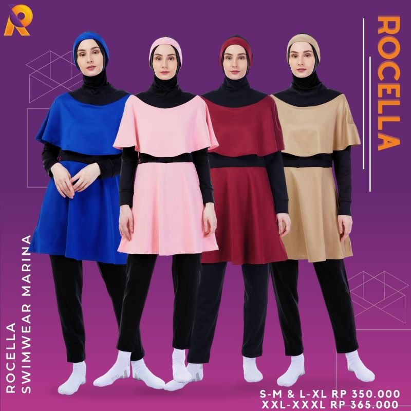 Baju renang Marina Rocella, Baju renang Muslimah, Baju renang syari