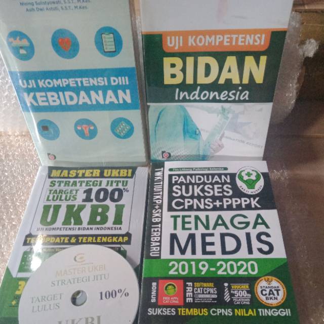 Paket Soal Cpns Skb Kebidanan Paket Isi 4 Buku Shopee Indonesia