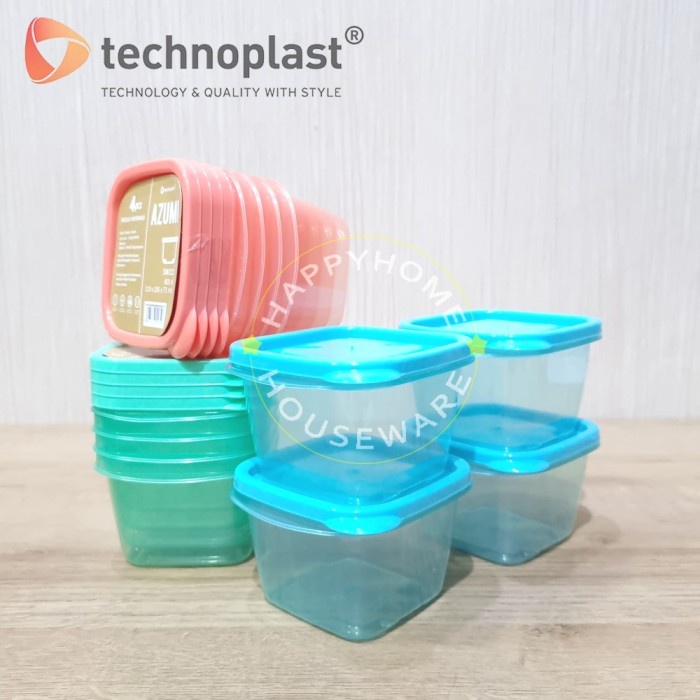 Jual Technoplast Azumi Bento Set Of Pcs Sealware Serbaguna Ml