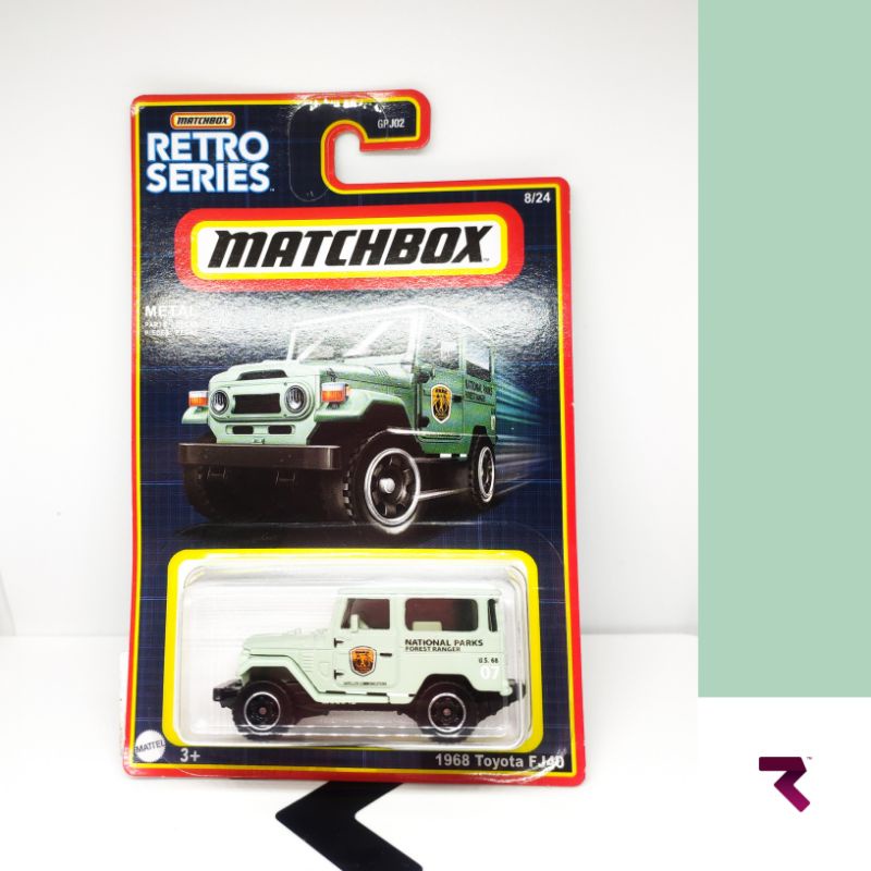 Matchbox Retro Series 1968 Toyota FJ40 National Parks Land Cruiser