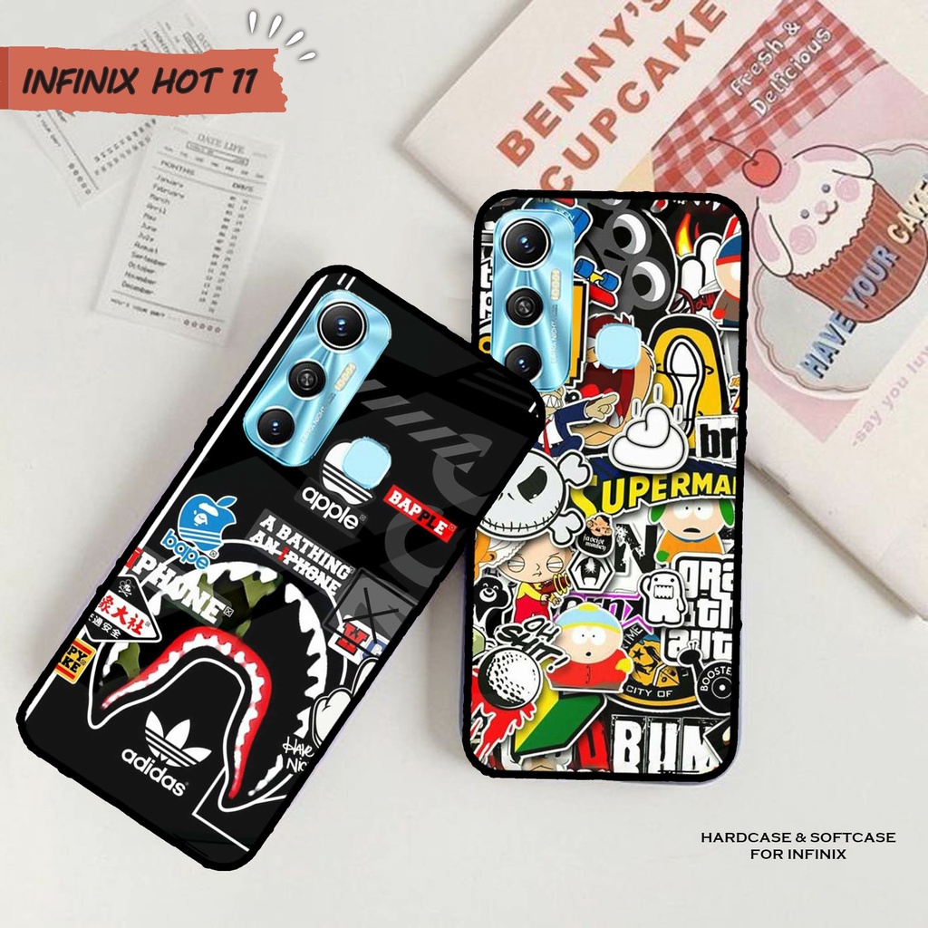 [M15] New Case Glossy INFINIX HOT 11 - Case hp - Casing hp - Kesing Kilau INFINIX HOT 11 - Kesing ha