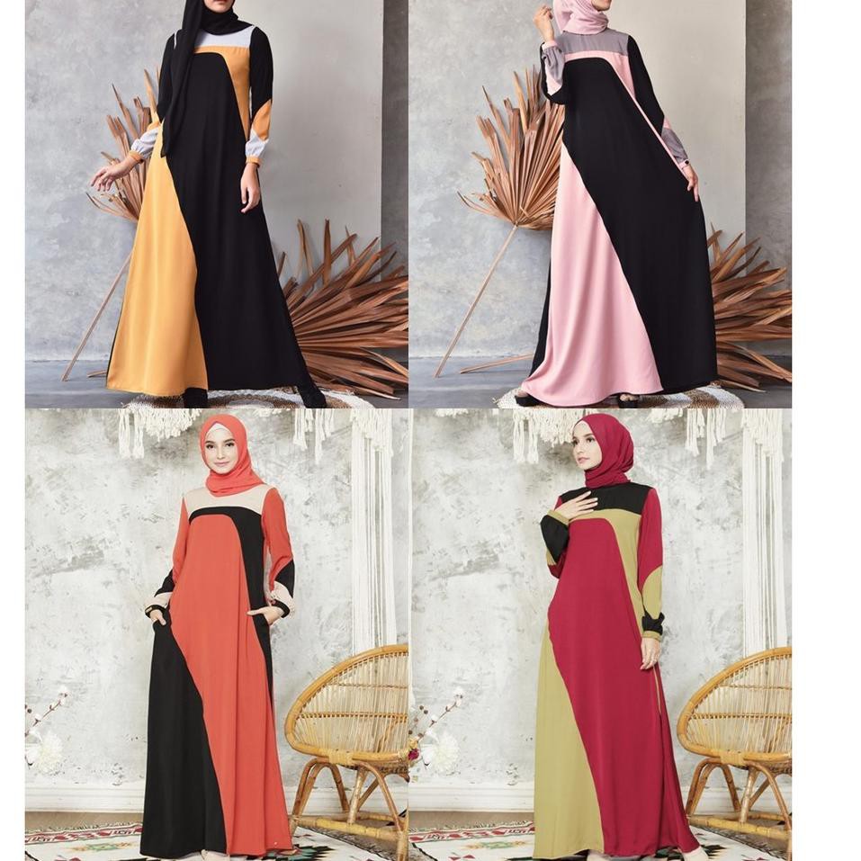 Terbaru dan terlaris Kanaya Dress by Zalifa Exclusive Collection - Baju Muslim Wanita - Gamis