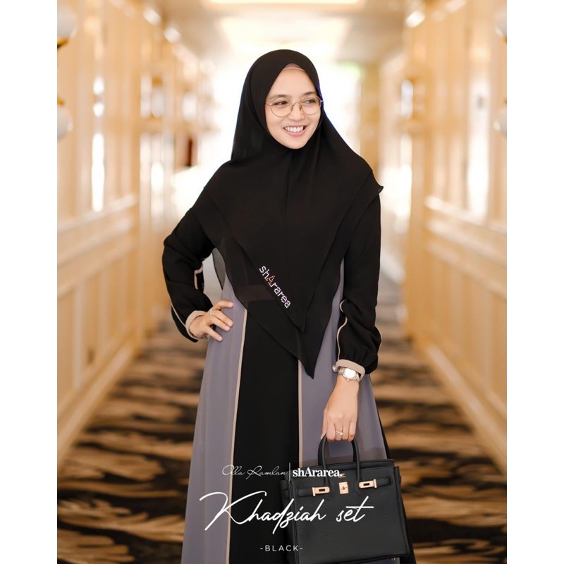 khadziah set shArarea x olla ramlan
