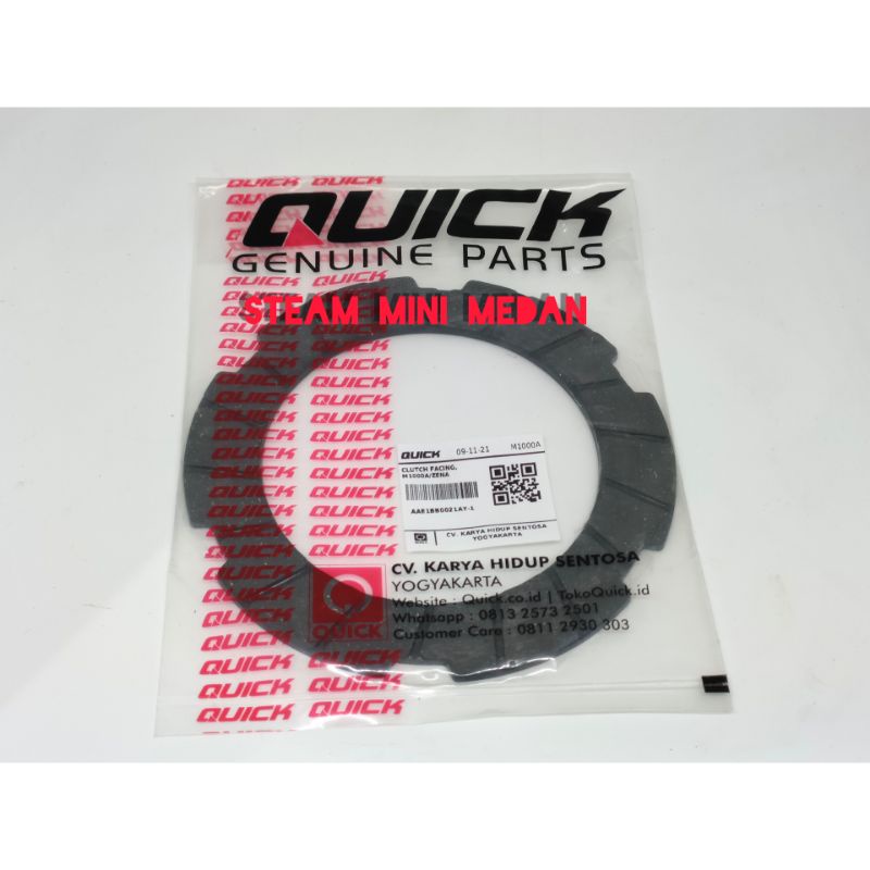 Zena M1000 Traktor Quick Clutch Shoe Facing Kampas Kopling Kain Klos