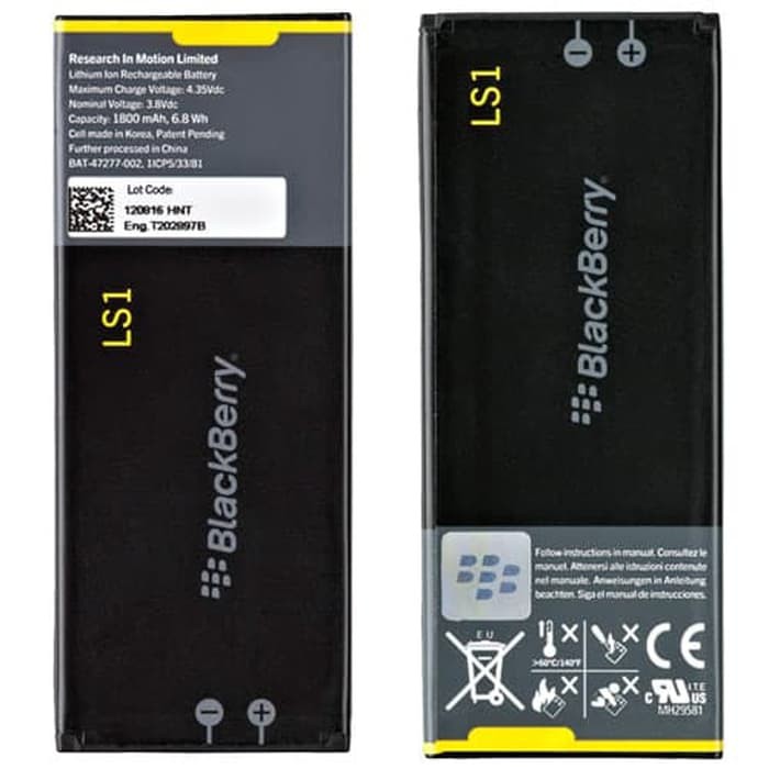 Baterai Battery Batre Batere Original 100% Blackberry BB Z10 LS1 LS-1