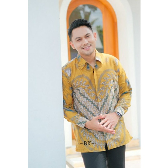 KEMEJA BATIK LENGAN PANJANG SIZE M L XL XXL