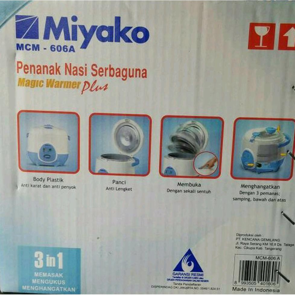 Diskon Besar Magic Com Miyako Mcm-606 Rice Cooker Mini Miyako 606