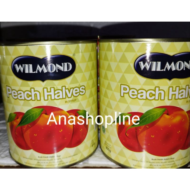 

Wilmond Peach Halves / buah kaleng / condiment
