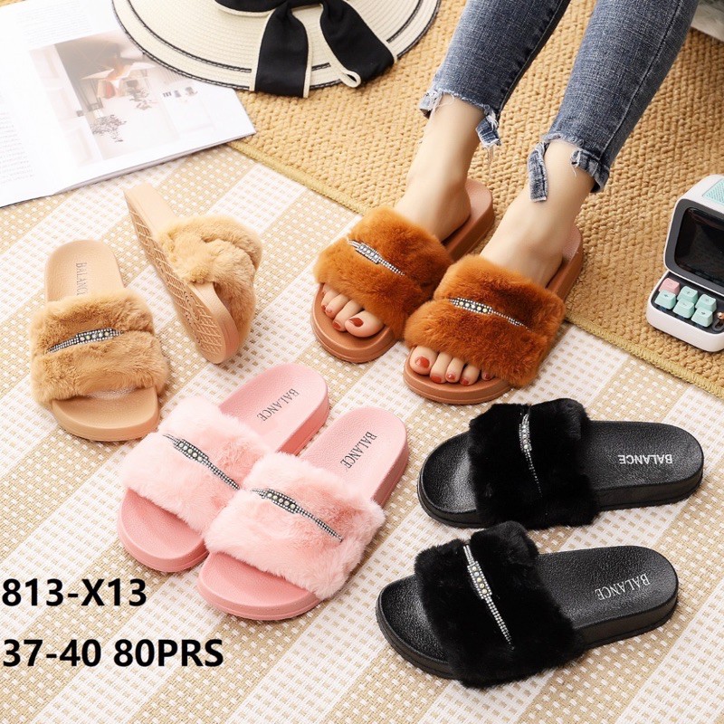 BALANCE SANDAL JELLY SLOP BULU MATA 813-X13