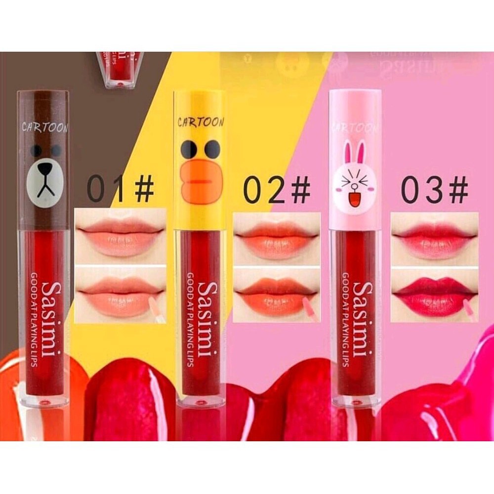 LIP TINT Sasimi Karakter LIPTINT LINE / Lip Balm / Lip Gloss