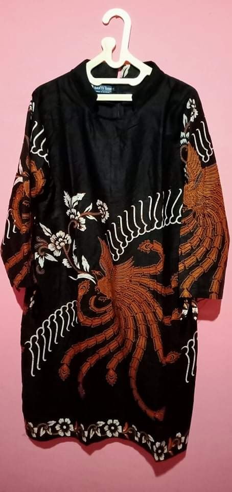 Tunik Serut Palem Lawasan Batik Sarimbit Modern Tunik Casual Kantor Kerja Kondangan Cantik