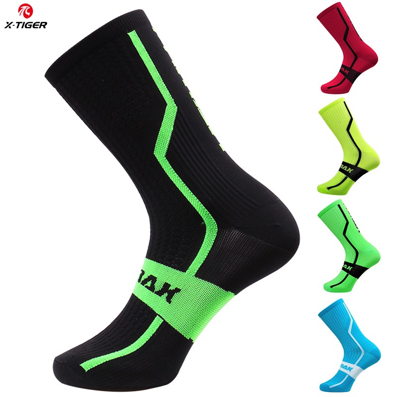 

X-tiger Unisex Kaus Kaki Bersepeda Profesional Olahraga Kaus Kaki Kaus Kaki Bernapas Basket