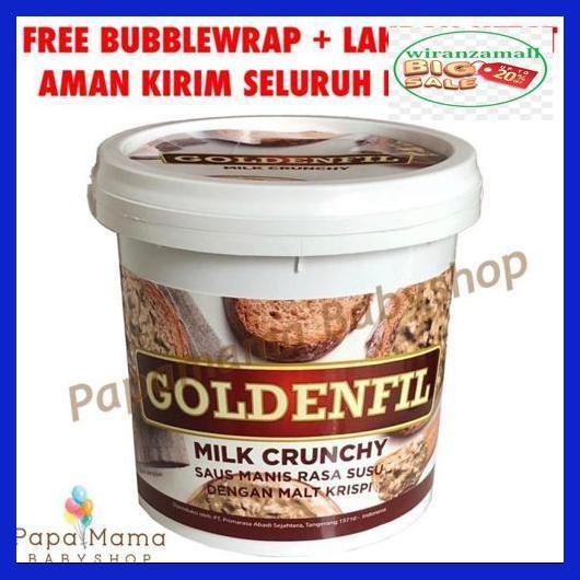 

23Qwe2- Promo Choco Crunchy Goldenfil 1Kg Chocolate Crunchy Gurih Best Seller - Milk Crunchy