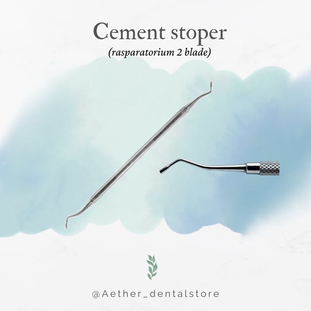 cement stopper / Dental semen stoper