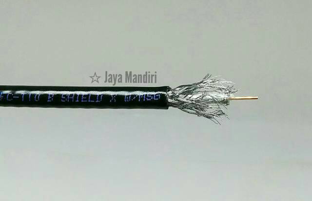 KABEL ANTENA LOOP OUT 5 METER/ KABEL ANTENA MALE TO FEMALE BLACK 5 Meter