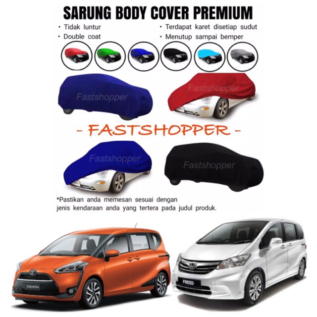 SARUNG COVER BODY WARNA SIENTA / FREED - SBW81