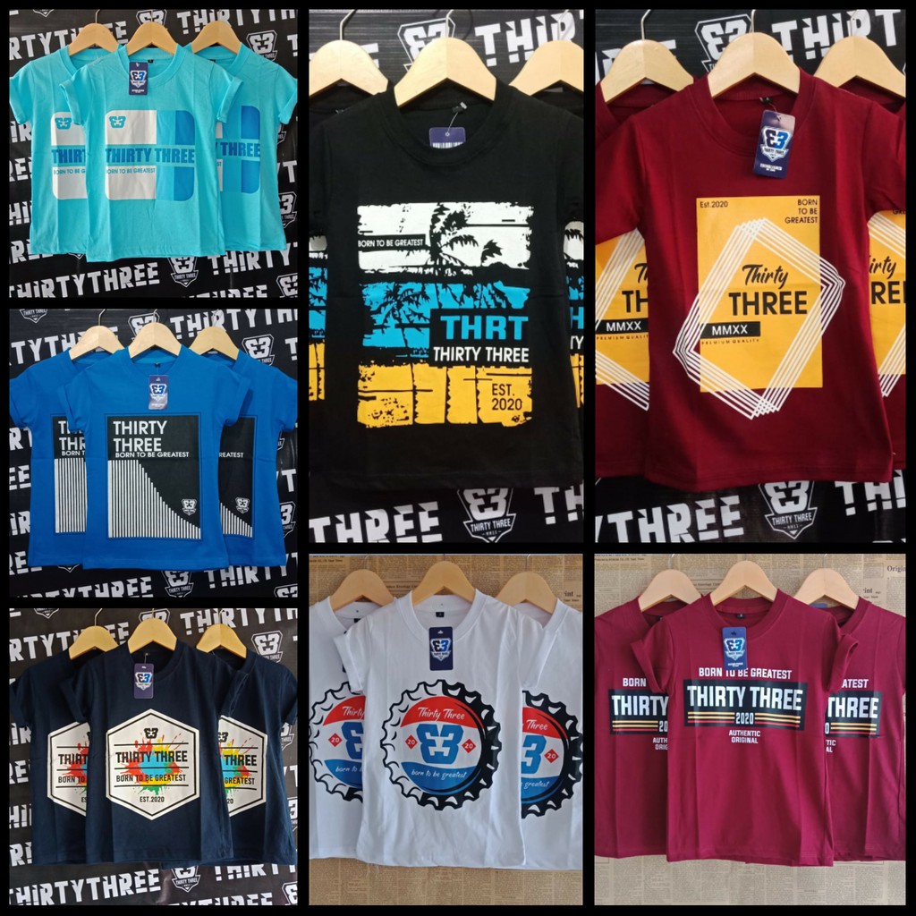 Kaos Anak Kaos Anak Distro Kaos Anak Laki Laki Thirty Three