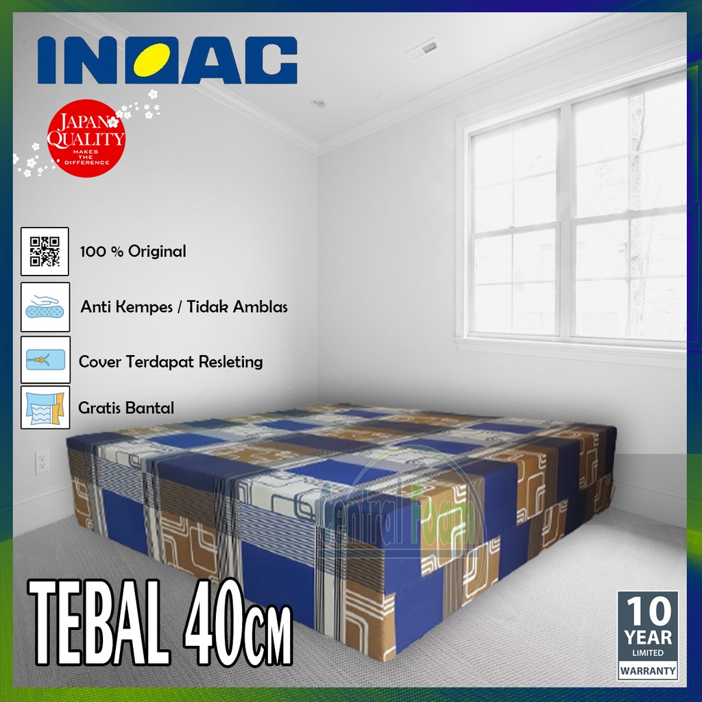 INOAC Tebal 40cm Central Foam Kasur Busa matras INOAC  Garansi 10 tahun Murah