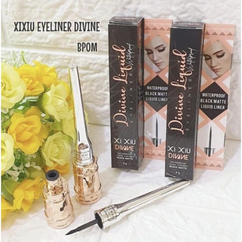 Xi Xiu Divine Liquid Eyeliner Waterproof Black/Original /BPOM