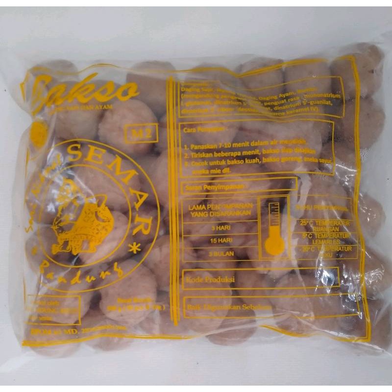 

Baso Semar, Baso Sapi isi 50 pcs (Kuning)