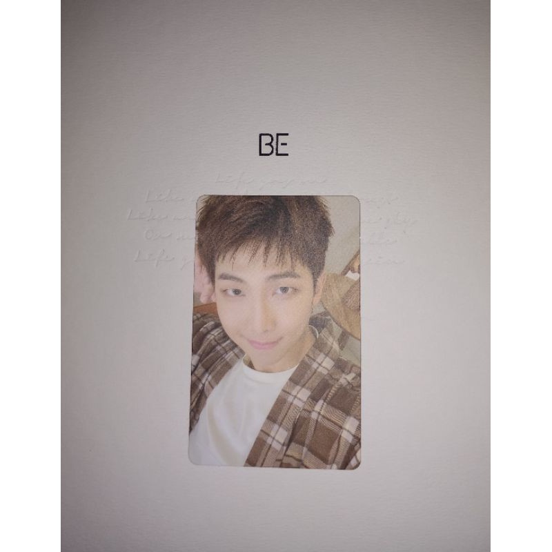 WTT / WTS PHOTOCARD RANDOM KIM NAMJOON BE ESSENTIAL EDITION