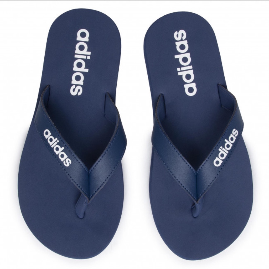 Adidas Eezay Flip Flops Indigo Biru EG2041 Sendal Jepit Original 100%