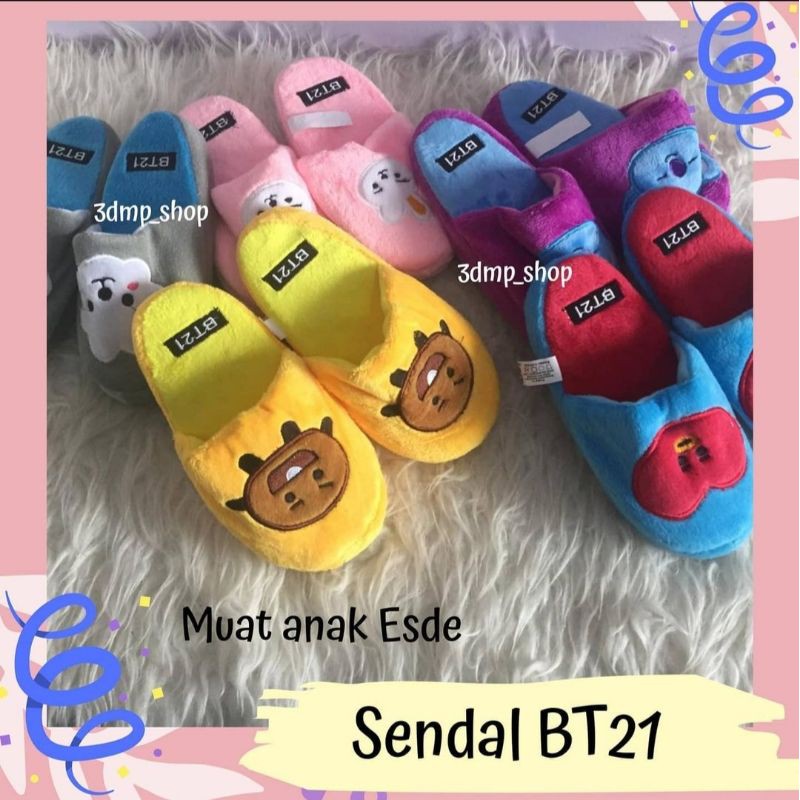 Sendal anak bt21 bts tata shooky koya cooky rj chimmy