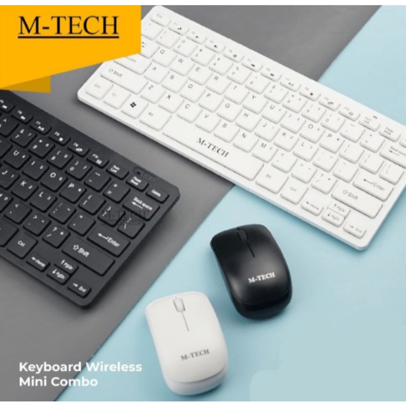 Keyboard Wireless Komputer M-Tech Stk-03