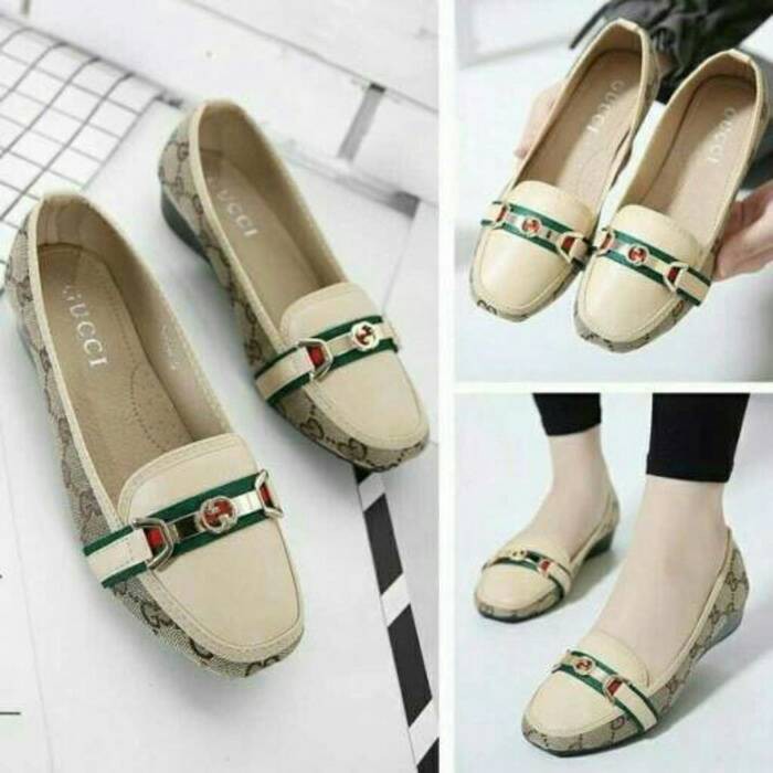 [CS] FLATSHOES GUCCI GESPER GG CREAM