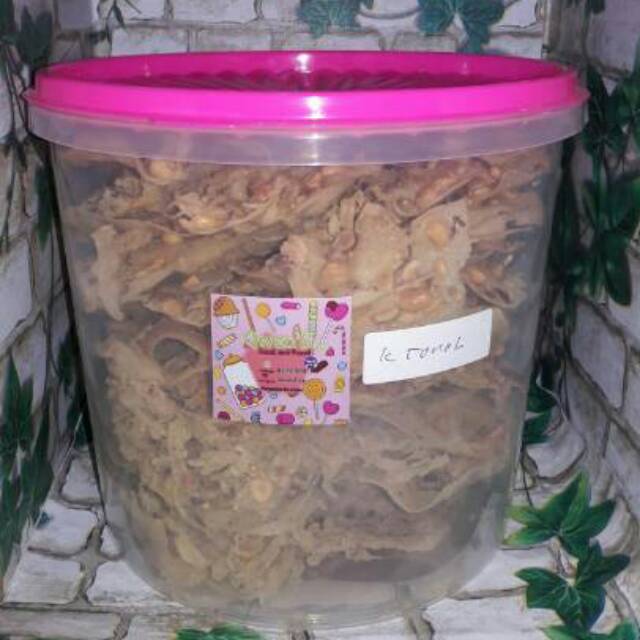 

PEYEK || KRIPIK PEYEK kemasan TOPLES gurih dgn telor.