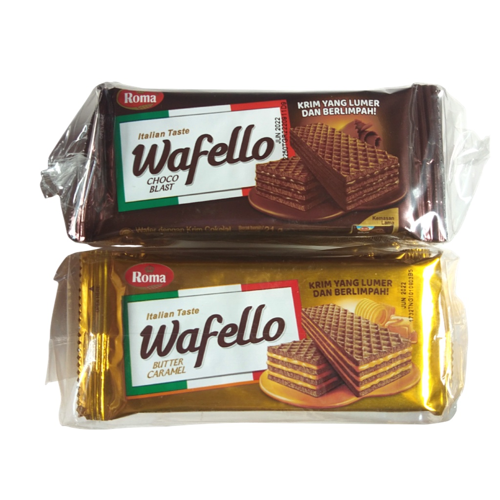 

Wafello Wafer Krim (Rentengan) - Isi 10 bungkus