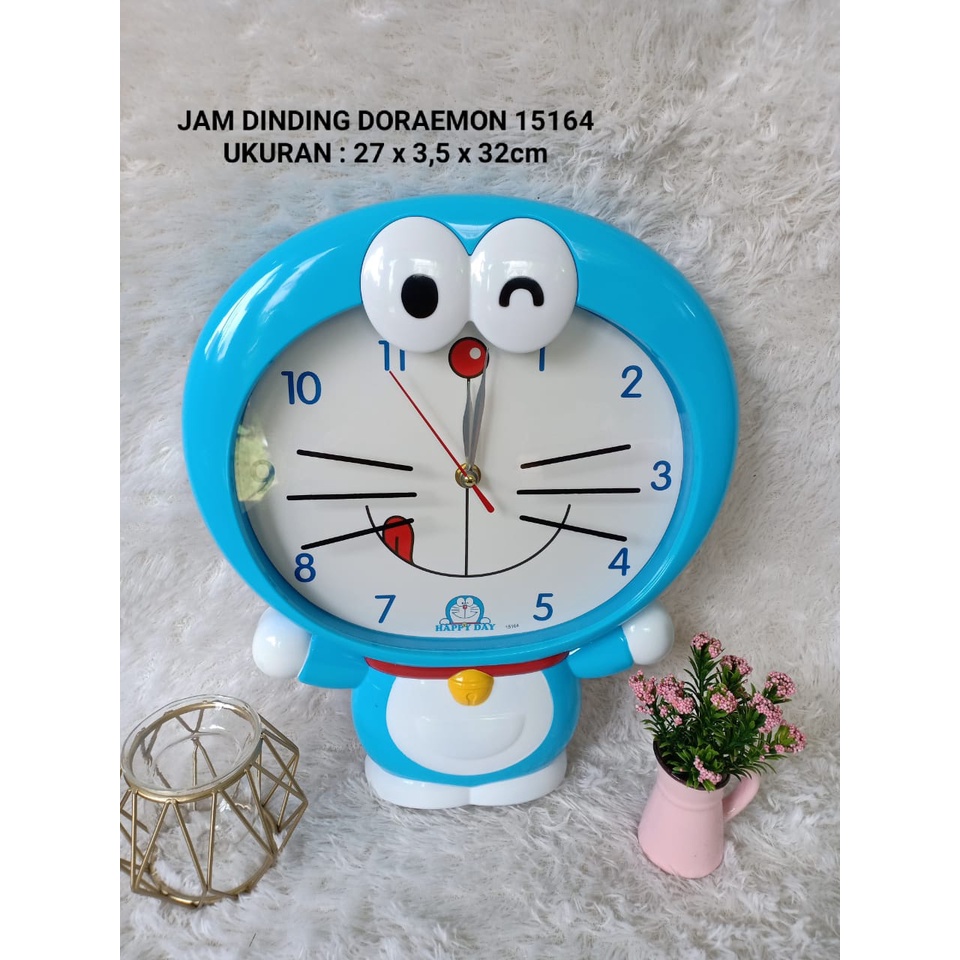JAM DINDING DORAEMON / JAM DINDING HELLO KITTY / JAM DINDING KARAKTER / WALL CLOCK DORAEMON / WALL C