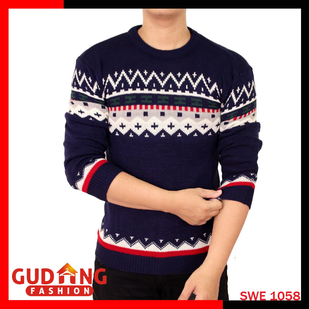 Sweater Casual Terbaru Pria SWE 1058