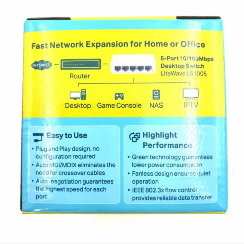 TPLINK LS1005 lan switch 5 port hub rj45tp-link network adapter