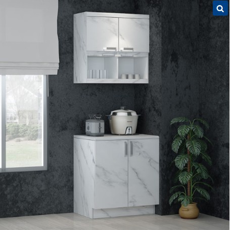 kitchen set atas bawah / kitchen set marble / rak dapur / lemari dapur / siantano marble