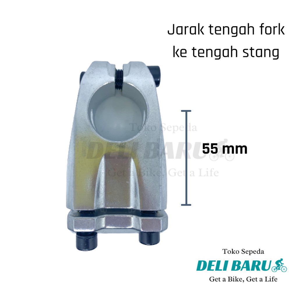 Stem dudukan stang united oversize Alloy sepeda BMX