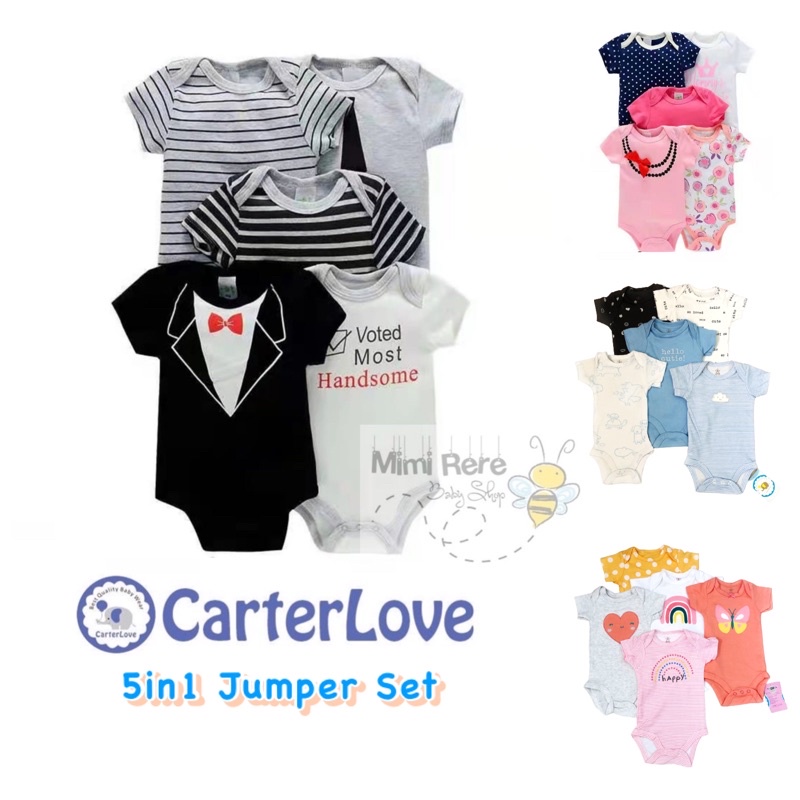 CarterLove 5in1 Jumper Set | Bodysuit Jumper isi 5 (Part1)