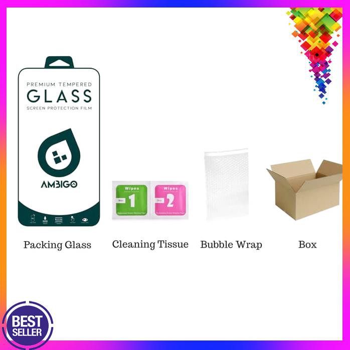 TEMPERED GLASS 5D OPPO A3S / A5 FULL LAYAR AMBIGO ORIGINAL