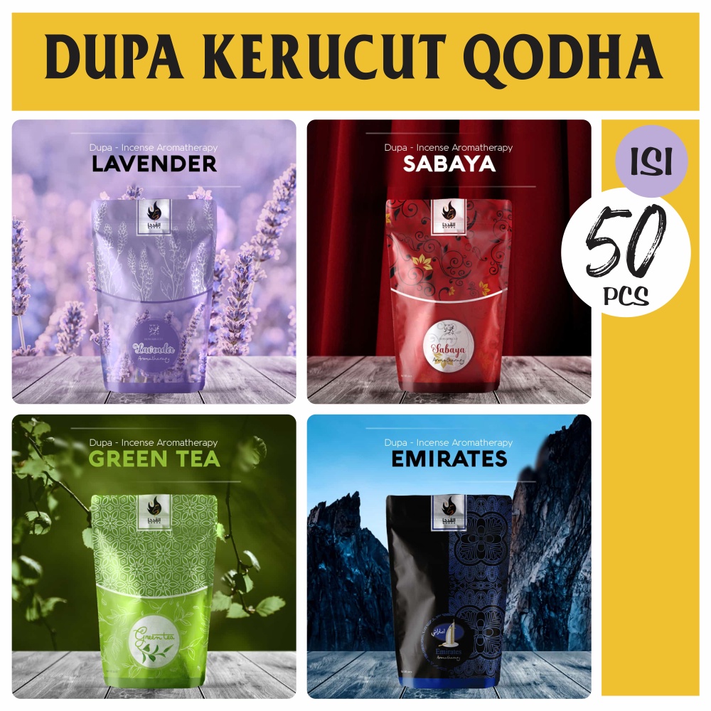 Dupa Buhur Gaharu Kerucut Qodha Aromaterapi isi 50