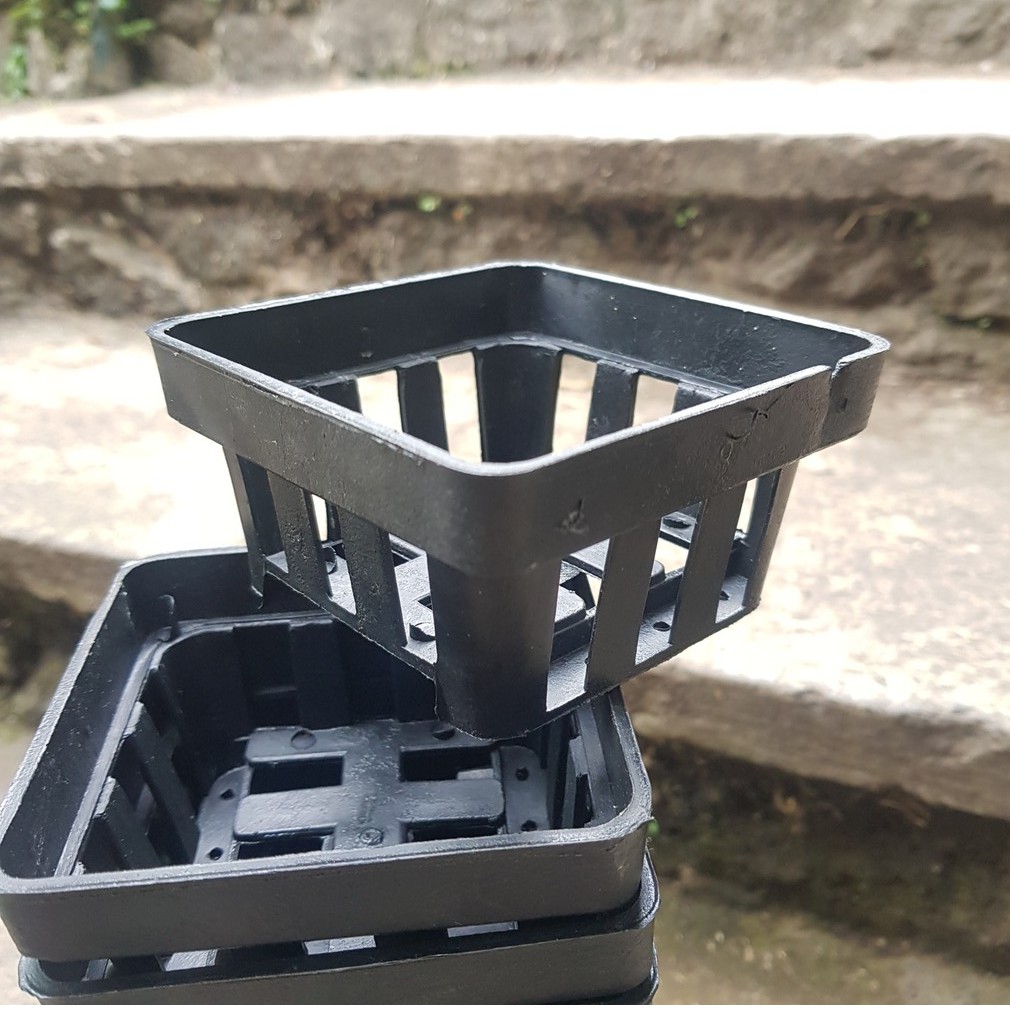 Tray semai anggrek 1 lubang - pot bibit benih