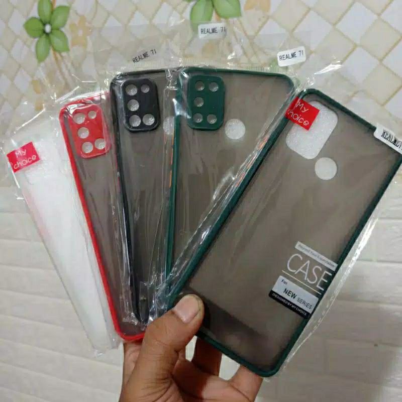 SOFTCASE SILIKON BUMPER CASE AERO My CHOICE + RING KAMERA CASE AERO REALME 71