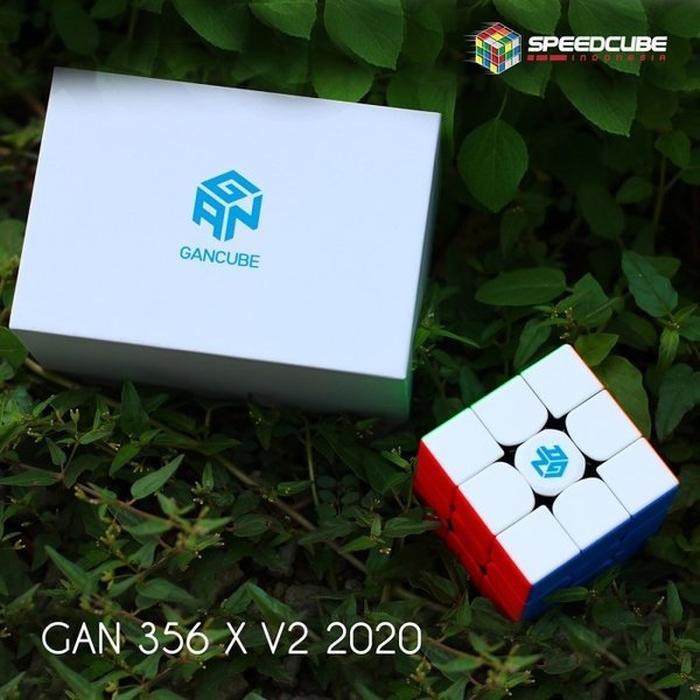 Promo Rubik 3x3 Gan X V2 Numerical IPG Magnetic - GanX V2.0 Gans 356 Cube  Murah