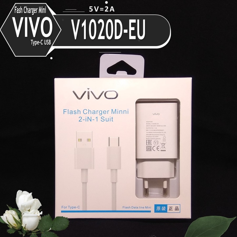 [RO ACC]  TYPE C V1020 CHARGER VIVO ORIGINAL 2A