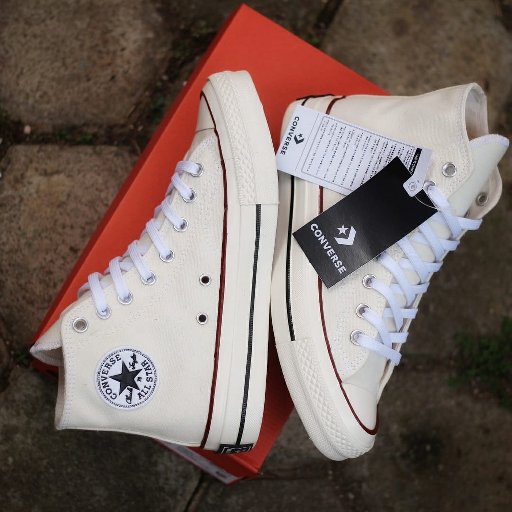 PROMO Converse 70s High Parchment Egret (Krem) | Trend Sneakers Pria Terbaru, Harga Murah, Kualitas Mewah