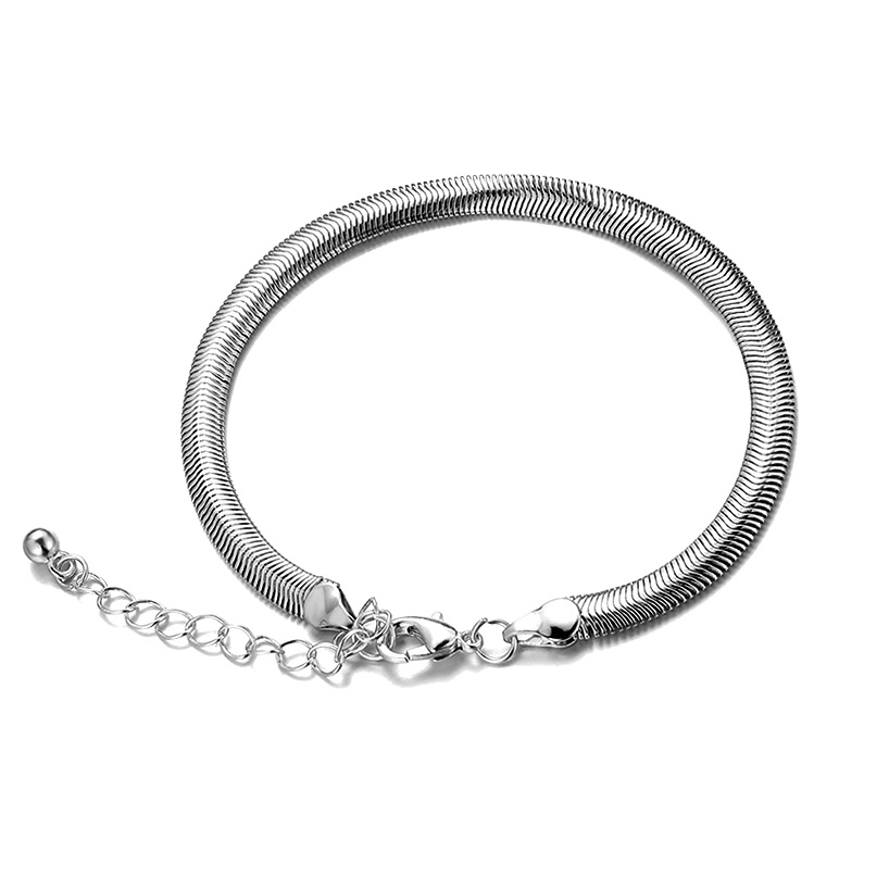 17km Gelang Tangan Rantai Aksen Bola Kristal Imitasi Gaya Vintage Untuk Wanita-9